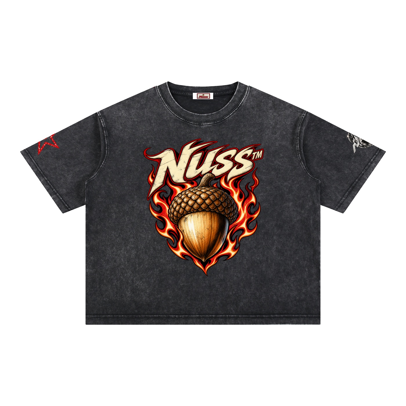 Nuss Mineral Wash Boxy Cotton T-Shirt