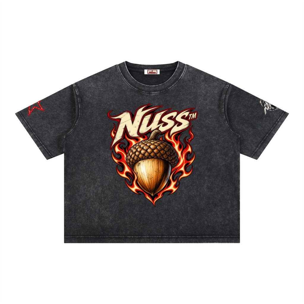 Nuss Mineral Wash Boxy Cotton T-Shirt